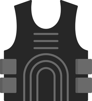 Bullet Proof Vector Icon