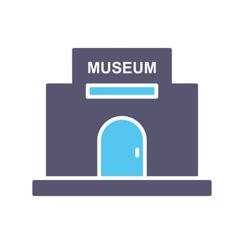 Museum Building Vector Icon