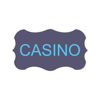 Casino Sign Vector Icon