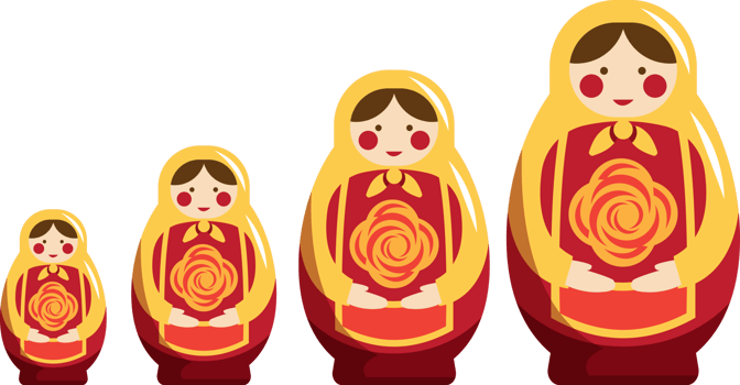 russia famous art doll png