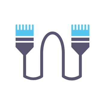 Internet Cable Vector Icon
