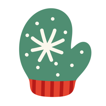 Christmas mitten icon. png