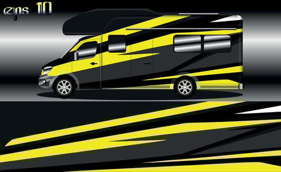 racing background vector for camper car wraps and more