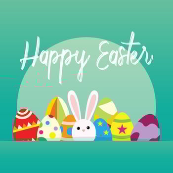 Happy Easter The Illustration 3 vector