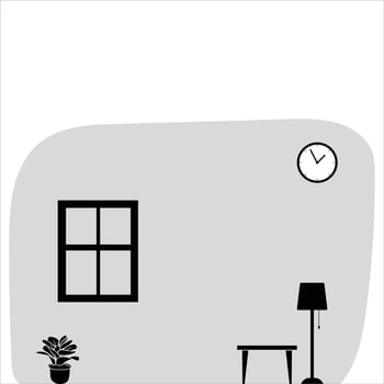 Living room setup vector