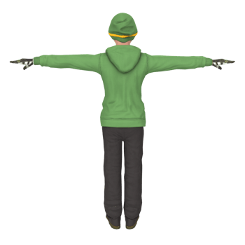 Cool boy isolated on transparent png