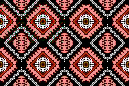Geometric ethnic oriental traditional art pattern.Figure tribal embroidery style.Design for ethnic background,wallpaper,clothing,wrapping,fabric,element,sarong,vector illustration vector