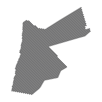 Jordan country stripy map grid shape sample design-line png