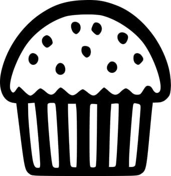 vector illustration of cake shape