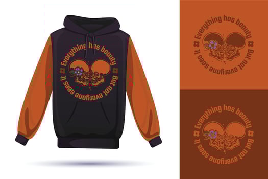 Skull head romantic t-shirt design, Skull love tee design vector