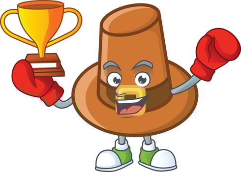 Brown Pilgrim Hat Vector