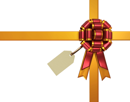 3d Gift box and tag png