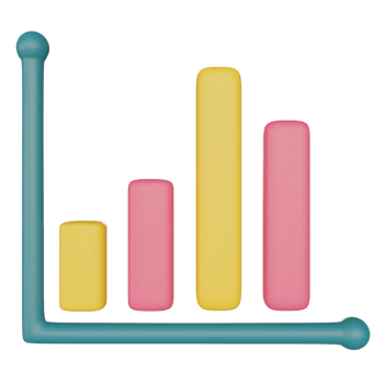 bar chart on transparent background png