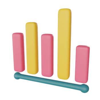bar chart on transparent background png