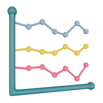 line chart on transparent background png
