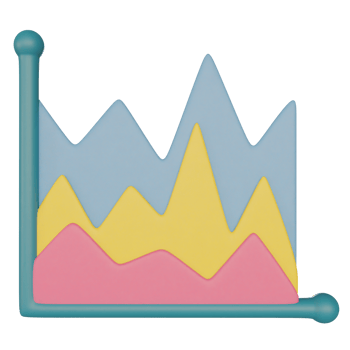 mountain chart on transparent background png