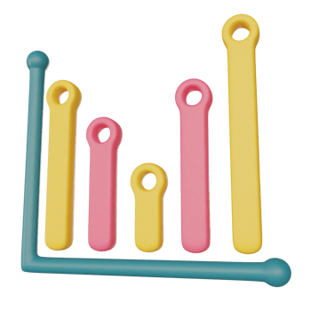 bar chart on transparent background png