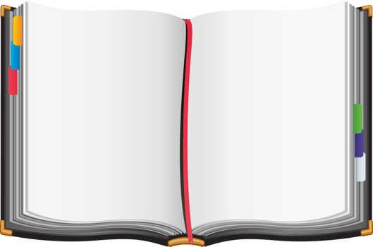 book open page illustration png