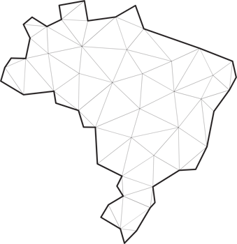 polygonal brazil map. png