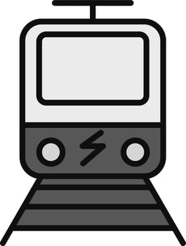 Electrictrain Vector Icon