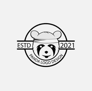panda vector logo free download