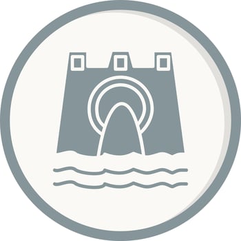 Dam Vector Icon