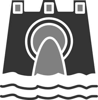 Dam Vector Icon