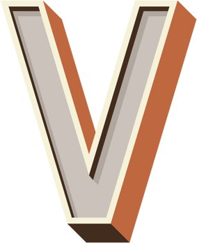 alphabet retro colour style png