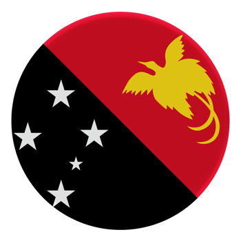 3D Flag of Papua New Guineaa on a avatar circle. png