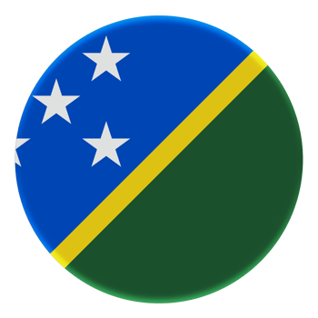 3D Flag of Solomon Islands on a avatar circle. png