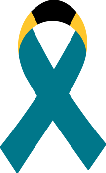 3D Flag of Bahamas on a fabric ribbon. png