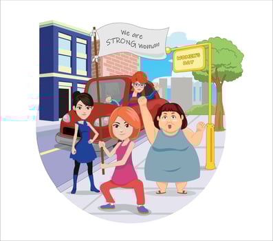 illustration  woman day's vector