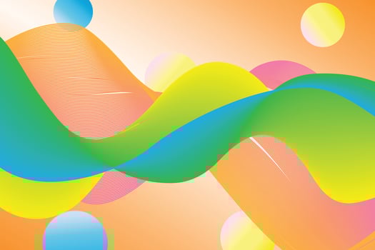 colorful gradient wave Abstract background. Modern poster with gradient 3d flow shape. Innovation background design for landing page. Vector
