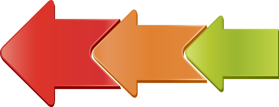 Arrow banner design png
