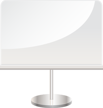 Writing board stand png