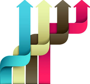 Arrow infographic background png