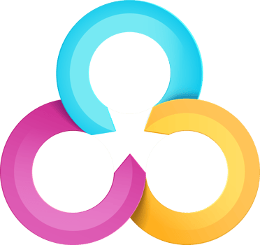 Abstract circle infographic template png