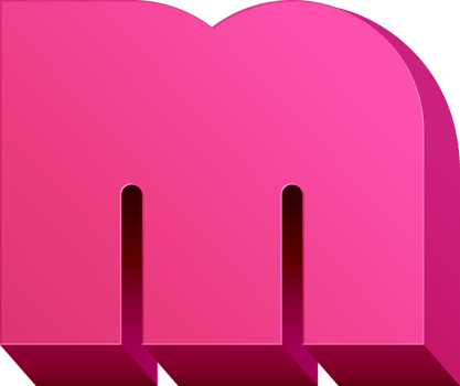 3D lowercase alphabet text png