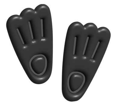 3d icon of swimfin png