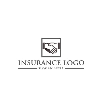 family care logo design concept template vector Pro Vector