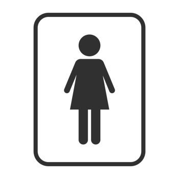 Standing Up woman icon. png