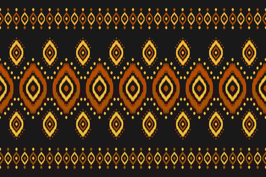 Carpet ethnic tribal pattern art. Ethnic ikat seamless pattern. American, Mexican style. vector