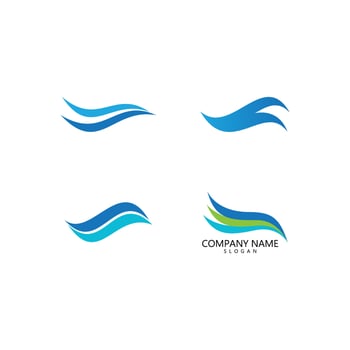 Water wave Logo vector