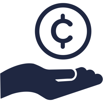 finance and investment coin flat icon element set png