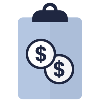 finance and investment flat dollar icon element png