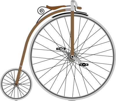 bicycle color illustration png