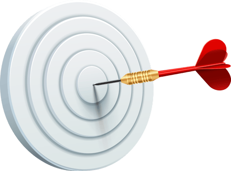 Darts target symbol png