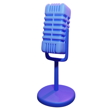 microphone 3d illustration png