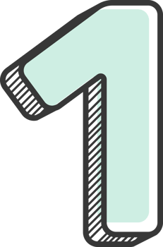 number marker colorful doodle font style png