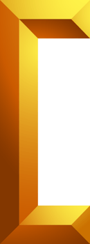 Alphabet gold colour style png